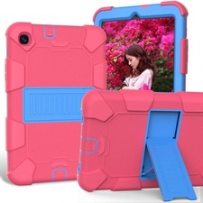 For Samsung Galaxy Tab A8 10.5 X200 Heavy Duty Silicone Defender Case Kickstand picture