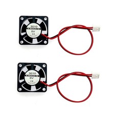 JZK 30x30x10mm 2pin DC 5V Mini Silent Cooling Fan with Wires - 3010 Quiet 3cm... picture