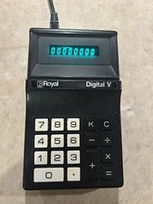 Rare Litton Royal Digital V Complete With Battery, Charger,Case & Manual  picture