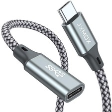 JXMOX USB C Extension Cable (3.3Ft/1m/10Gbps), USB 3.2 Type C 3.1 Male to Female picture