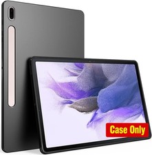 Slim Soft TPU Protective Cover Case for 12.4 Inch Galaxy Tab S8 Plus - Black picture
