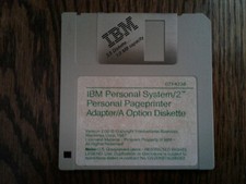 IBM Personal System/2 Personal Pageprinter Adapter/A Option Diskette - Vintage picture
