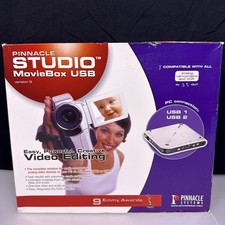 Pinnacle Studio Movie Box USB Ver 9 Video Editing Capture Device w/out software picture