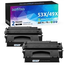 INK E-SALE Compatible Q5949X / Q7553X Toner Cartridge (Black, 2-Pack) 53X 49X picture