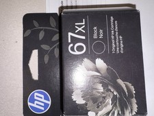 Genuine HP 67XL Black High Yield Ink Cartridge Original OEM NEW picture