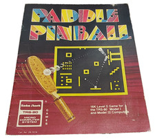 Radio Shack Paddle Pinball TRS-80 Model I & III Computers Game Manual picture