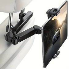 360° Car Back Seat Headrest Mount Tablet Holder for 4-13” Universal iPad Phone picture