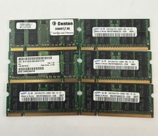 Lot of 6 sticks of Samsung Ram 5x 2GB DIMM DDR2 (M470T5663CZ3CE6) and 1x1GB picture