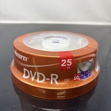 Memorex DVD-R 25pk 16X 4.7GB 120min - Brand New & Sealed picture