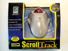 Vintage NOS A4 Tech Model WUT-5 Scroll Track USB Trackball picture
