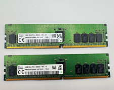 SK hynix 32GB (2x16GB) DDR4 PC4-3200AA ECC 288-Pin DIMM HMA82GR7DJR8N picture