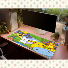 Pokemon Pikachu Pachirisu Quagsire Friends Desk Mat Mouse Pad Anime Gaming picture