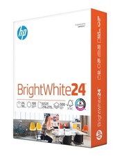 HP Paper Printer Paper 8.5x11 BrightWhite 24 lb 1 Ream 500 Sheets 100 Bright picture