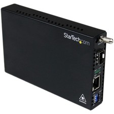Gigabit Ethernet Fiber Media Converter with Open SFP Slot TAA picture