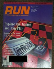 Commodore Magazine RUN November 1987 picture
