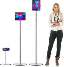 OATSBASF Heavy-Duty Tablet Floor Stand - 66.1 Height-Adjustable, Overhead Bed... picture