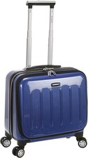 Rockland Revolution Hardside Rolling Computer Case, Blue, Carry-On 17-Inch picture