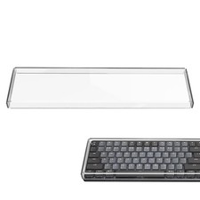 Geekria Full Size Keyboard Dust Cover, Clear Acrylic Keypads Cover for 104 Ke... picture