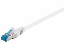 HAMA Network CAT 6a Cable 10Gbps S/FTP 1.5m White LAN Ethernet RJ45  picture