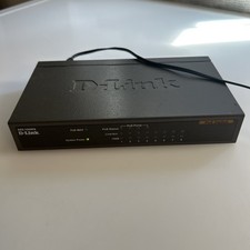 D-LINK DES-1008PA POE SWITCH untested Powers Up h29ws picture