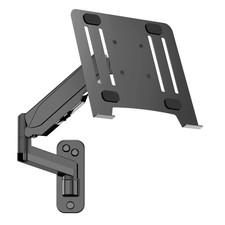UPGRAVITY Laptop Wall Mount, 2-in-1 Gas Spring Holder with Vented Black picture
