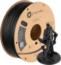 Filament 1.75mm Black, Pre-Foamed 800g Lightweight 3D Filament - PolyLite 3D picture