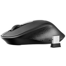 Victsing Mini Ergonomic Wireless Mouse 2.4G Quiet Mouse Black With USB picture