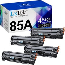 4 Pack For HP Laserjet 85A P1102w Black Ink Premium Toner Print Cartridge CE285A picture