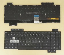 NEW FOR ASUS GL504GV GL504GW KEYBOARD Color backlit French Clavier WASD white picture