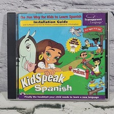 Scholastic Books Kidspeak Kids Speak Spanish CD Rom Age 6+ Educational Game picture