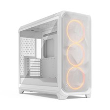 Meshify 3 White Tempered Glass Clear Tint - High Airflow PC Gaming Case - Mesh picture