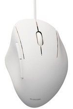 ELECOM SHELLPHA Wired Mouse Quiet 5 Buttons Medium Size White M-SH20UBSKWH picture