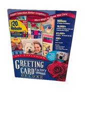 Art Explosion Greeting Card Factory Deluxe Version 4 CD ROM WIN 98 ME 2000 XP picture
