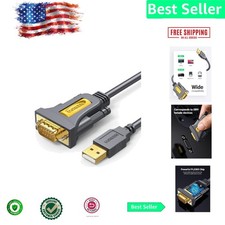 Versatile 6ft USB to Serial Adapter - High-Speed Data Transfer for All Devices picture
