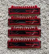 G.SKILL Ripjaws DDR3 16GB (4x4GB) PC3-12800 240-Pin DIMM XMP F3-12800CL9Q-16GBRL picture