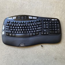 Logitech K350 Wireless Keyboard w/ USB Receiver Dongle Tested Excellent picture