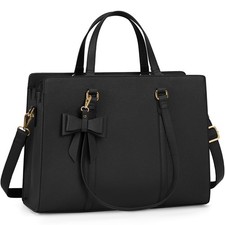 Laptop Bag for Women 15.6 inch Leather Work Tote Bag picture
