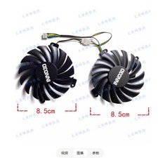 Graphics Card Cooling Fan For INNO3D RTX3060 8GB TWIN X2 Black Gold Supreme picture