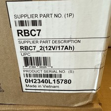BTI Replacement UPS Battery for APC RBC7 12V DC Lead Acid Box Opened picture