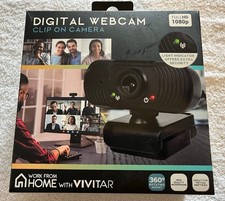 VIVITAR DIGITAL WEBCAM VWC107 FULL HD 1080p NEW IN BOX OPENED picture