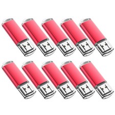 1/5/10 Pack USB 2.0 Flash Drive Rectangle Metal USB Drive Thumb Memory Stick LOT picture