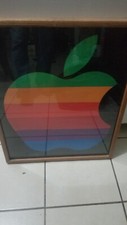 Vintage Original Apple Computers Rainbow Logo  1980  poster picture