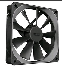 NZXT AER F 140mm Winglet Designed Fan Blades Fluid Dynamic Bearings PWM Airflow. picture
