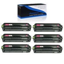 6 Magenta CLT-M504S 504S Toner for Samsung CLT-504S SL-C1860FW CLX-4195F CLP-415 picture