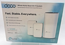 TP-LINK AC1200 Whole Home Mesh WiFi System Deco M3 (3-pack) Extender NEW SEALED picture