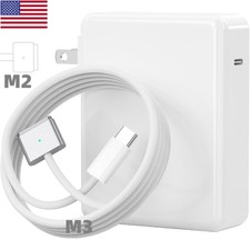 T Tip Laptop Charger Power Adapter USB-C to Mag-Safe 3 Cable 2021-2024 2012-2020 picture