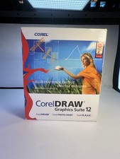 Corel CorelDRAW Graphics Suite 12 Upgrade CD for Windows 2000 XP Open Box picture