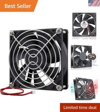 Ultra-Quiet 12V Cooling Fan with Dual Ball Bearings - Fits Desktops & Servers picture