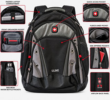 SwissGear Wenger Synergy Pro ULINE Laptop Backpack 16