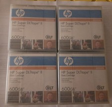 Four (4) New Hewlett Packard HP Q2020A Super DLT II 600GB Data Cartridges . picture